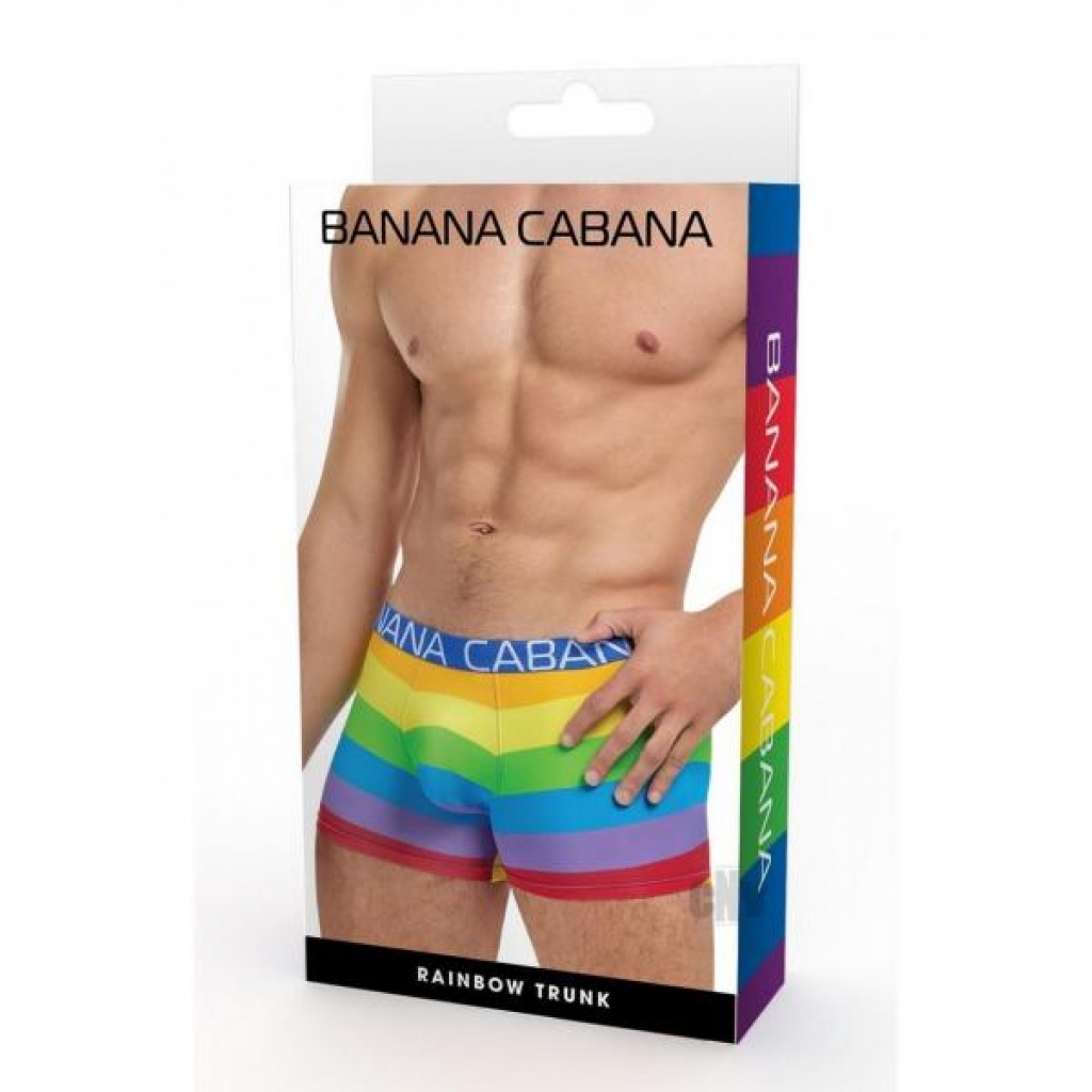 Banana Cabana Trunks - Medium/Large - Rainbow