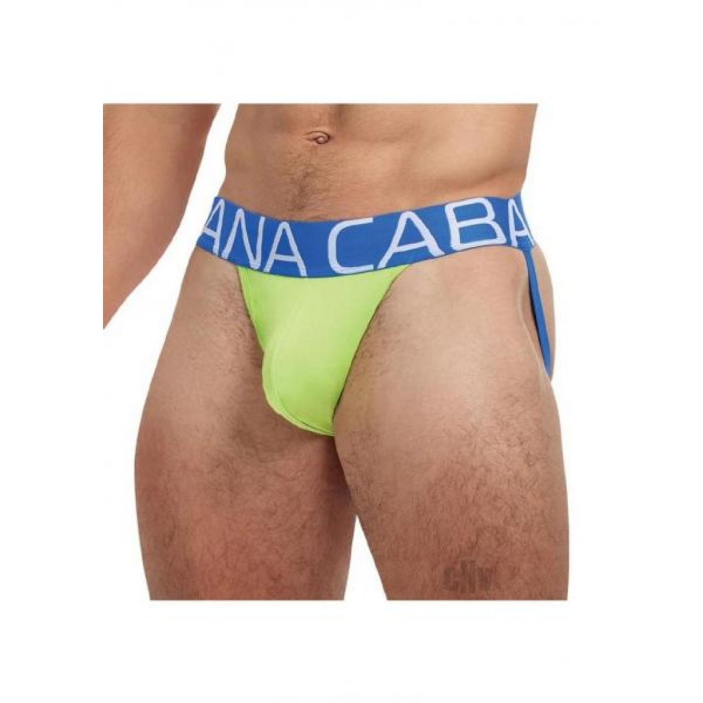 Banana Cabana Neon Jock L/XL - Green