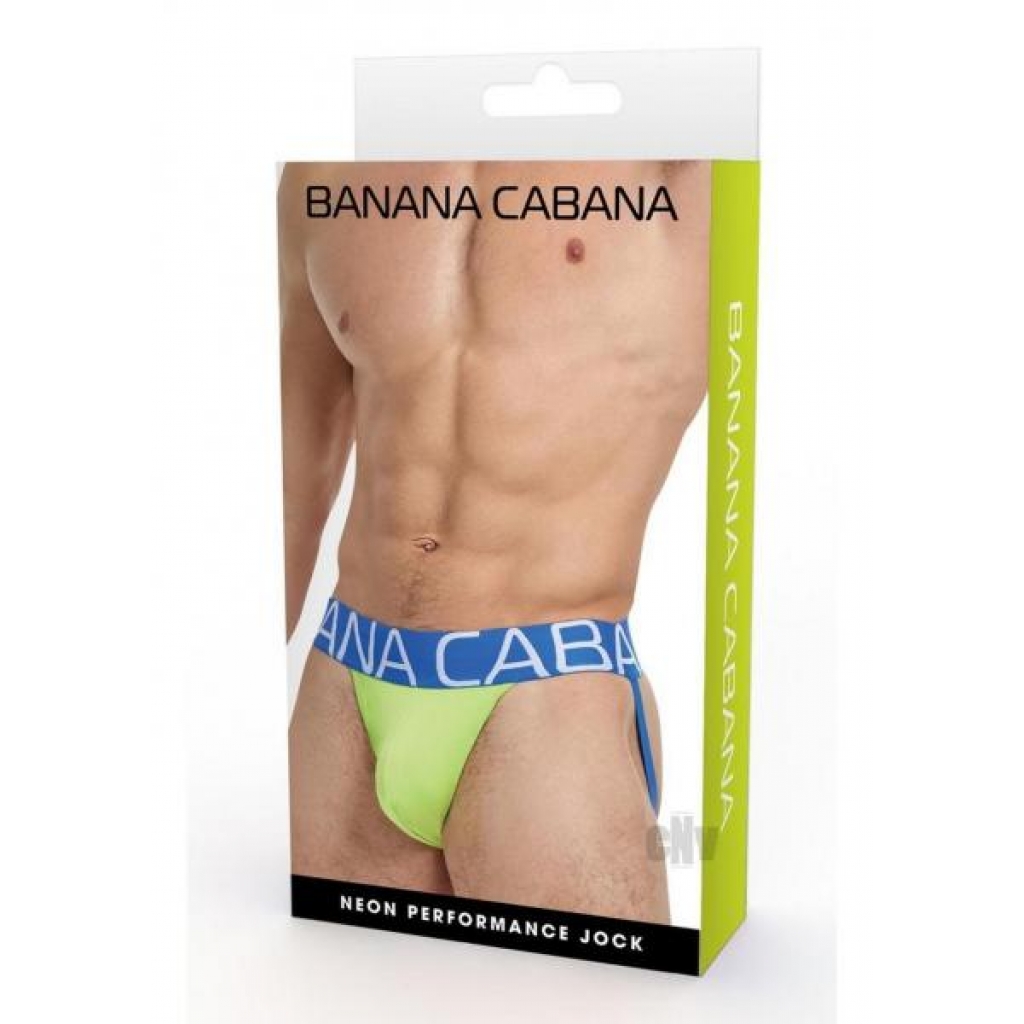 Banana Cabana Neon Jock - Medium/Large, Green