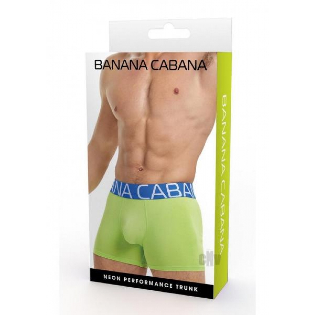 Banana Cabana Neon Glow Trunks - L/XL