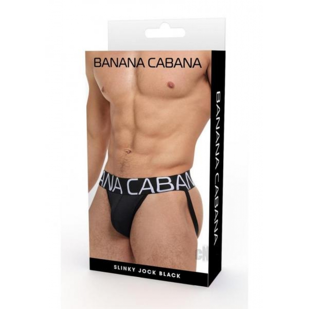 Banana Cabana Jockstrap - L/XL Black