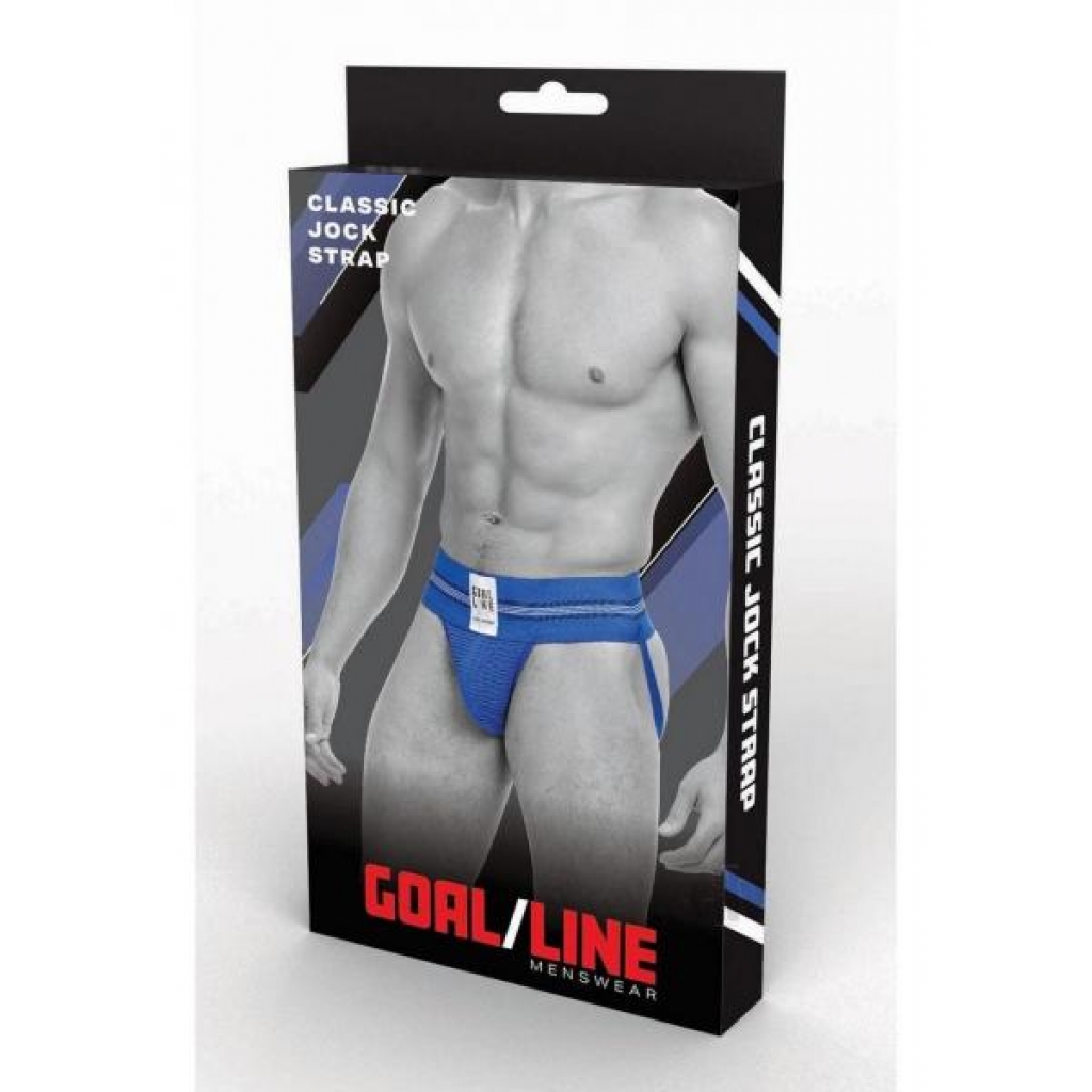 Goal Line Class Jockstrap - L/XL Blue