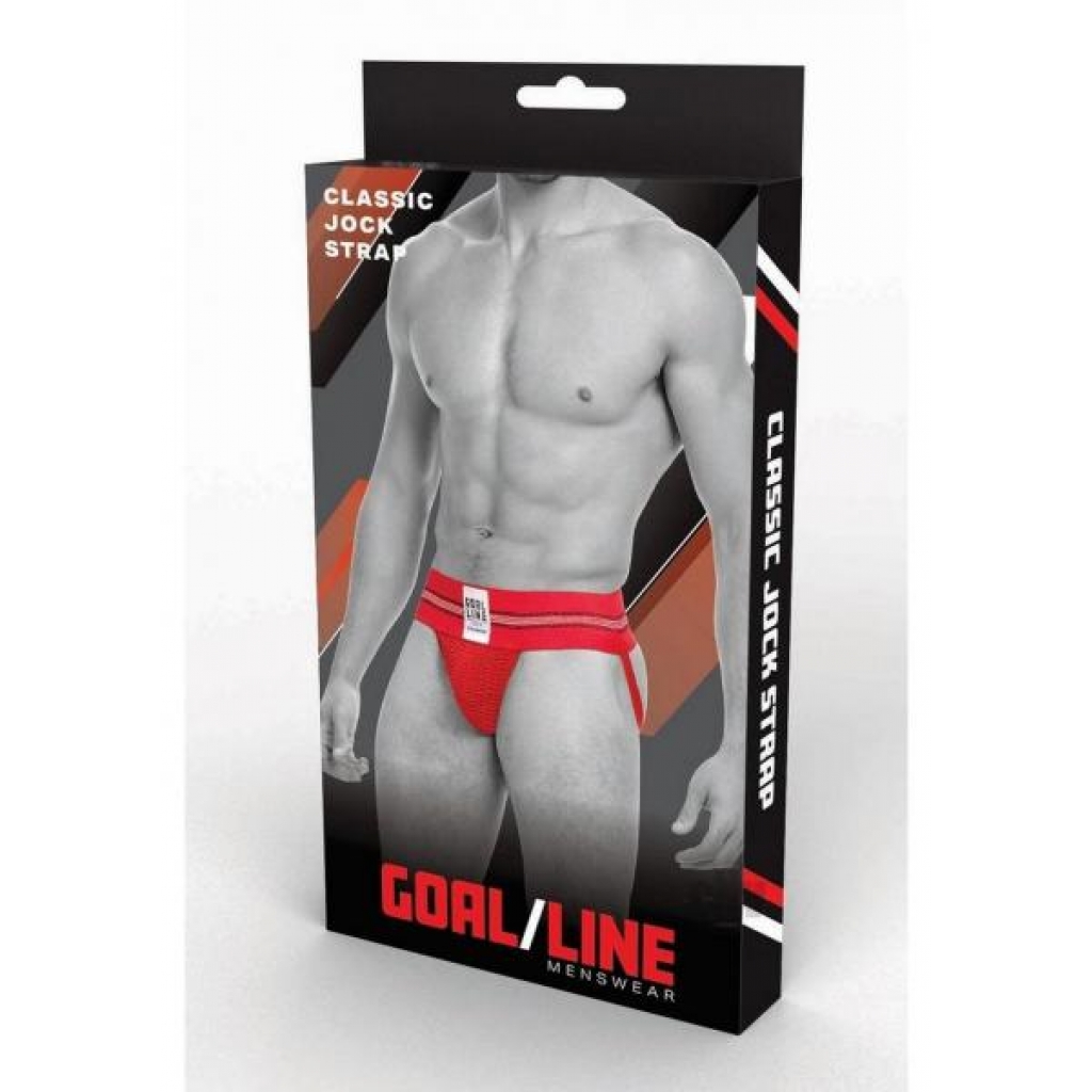 Goal Line Class Jockstrap S/m Red