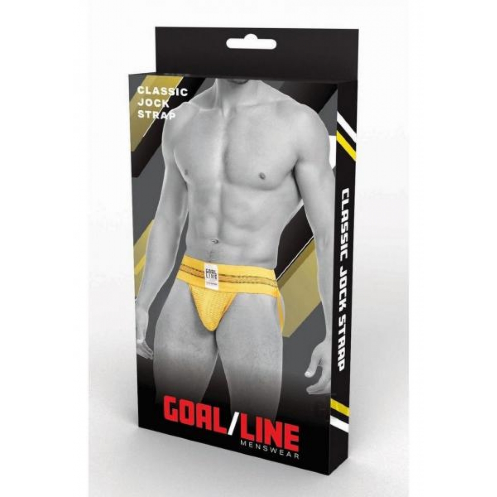 Goal Line Classic Jockstrap - Small Yellow