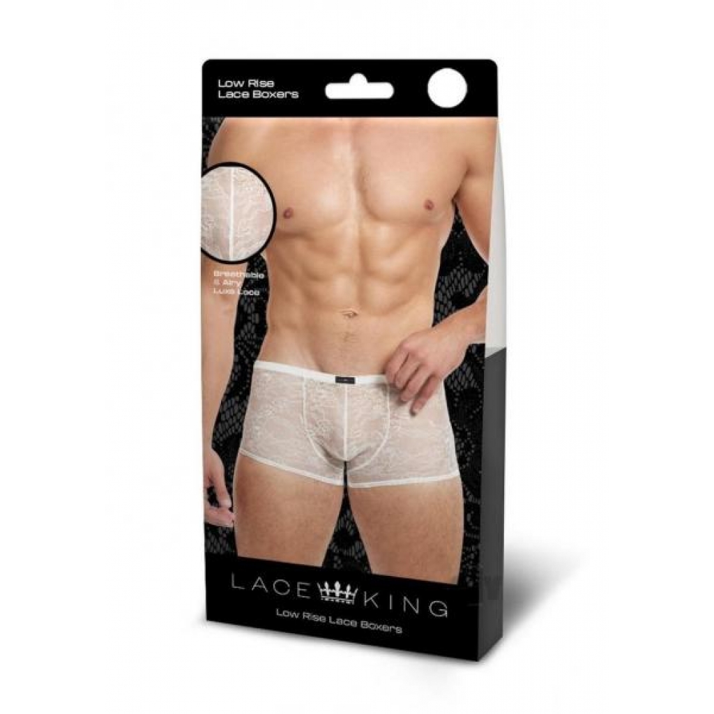 Alpha Lace Trunks for Modern Men - White