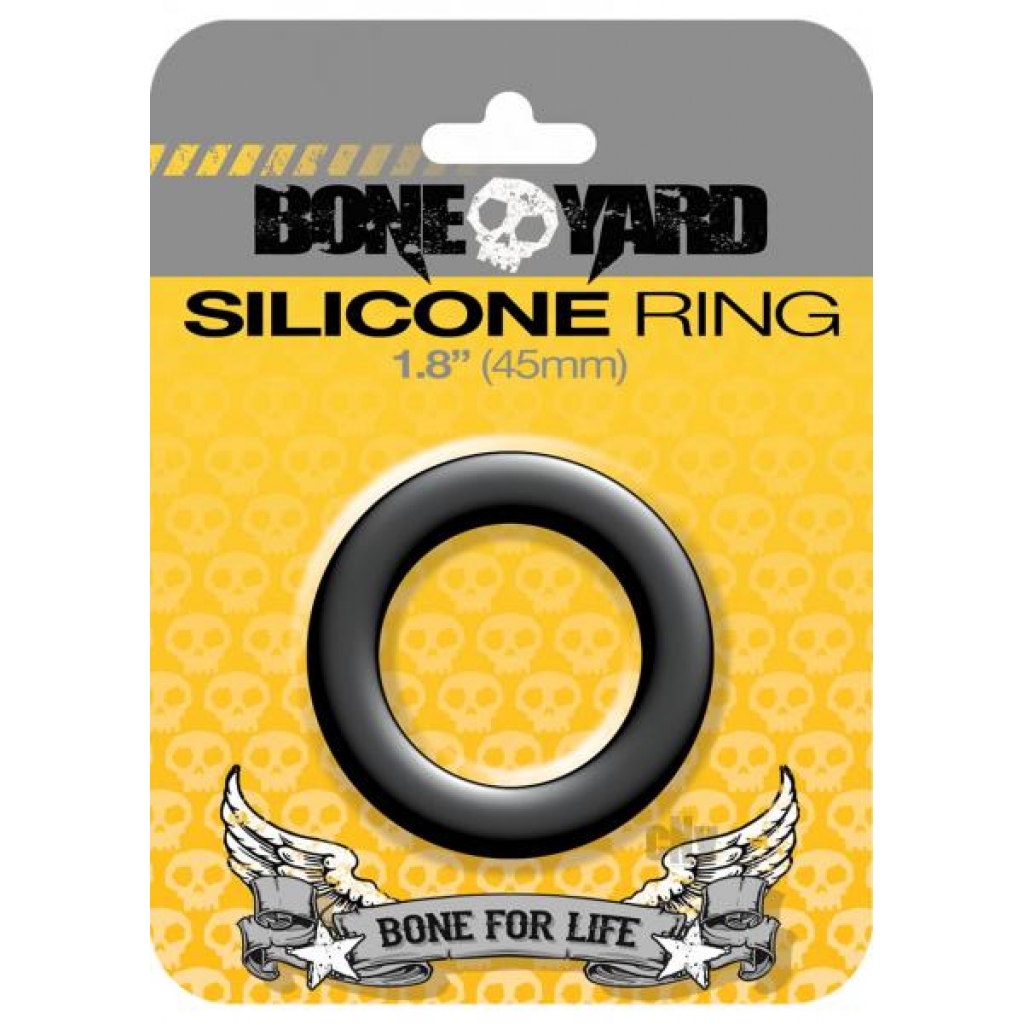 Boneyard Silicone Ring 1.8 inches Black