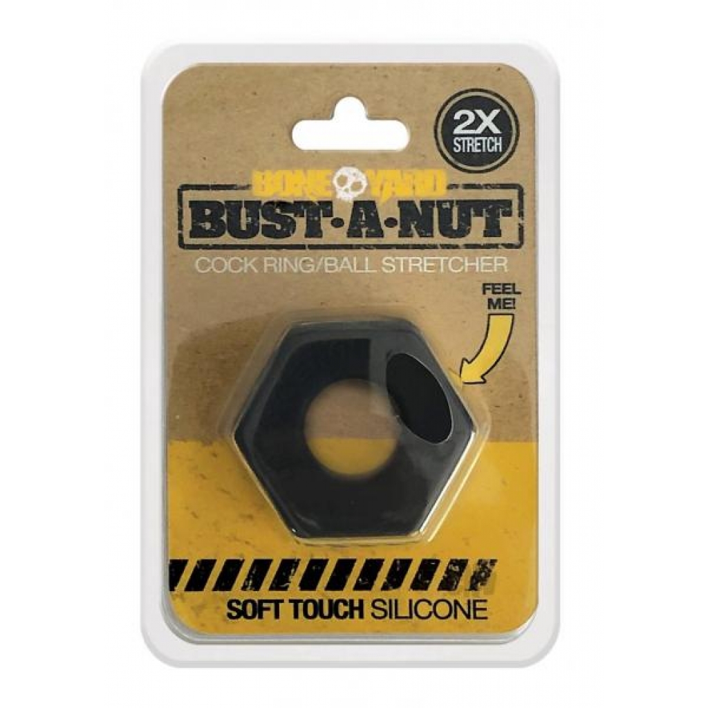 Boneyard Bust A Nut Cock/Ball Ring - Black