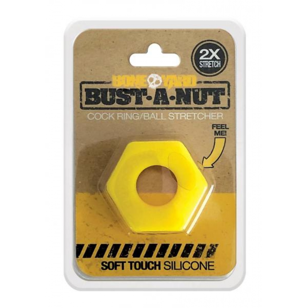 Boneyard Bust A Nut Cock/Ball Ring - Yellow