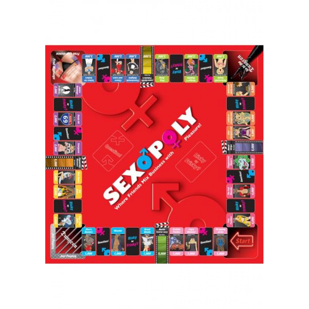 Sexopoly Board Game