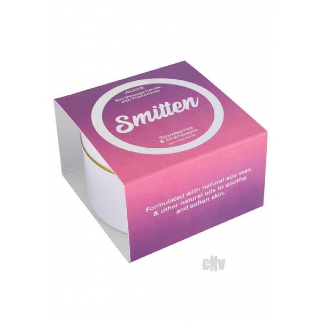 Smitten Strawberry & Champagne Massage Candle - 4oz