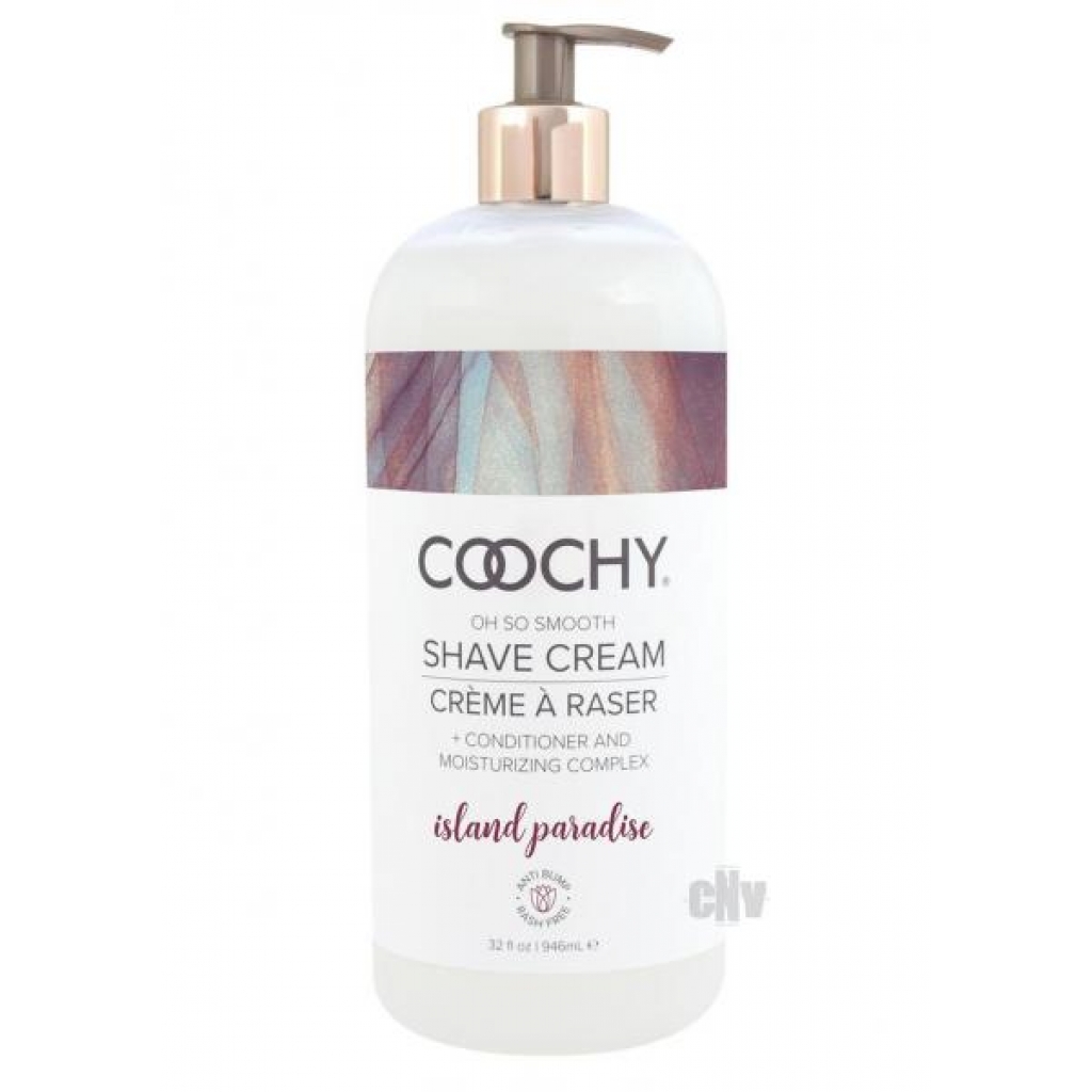 Coochy Shave Cream Island Paradise - 32 Oz