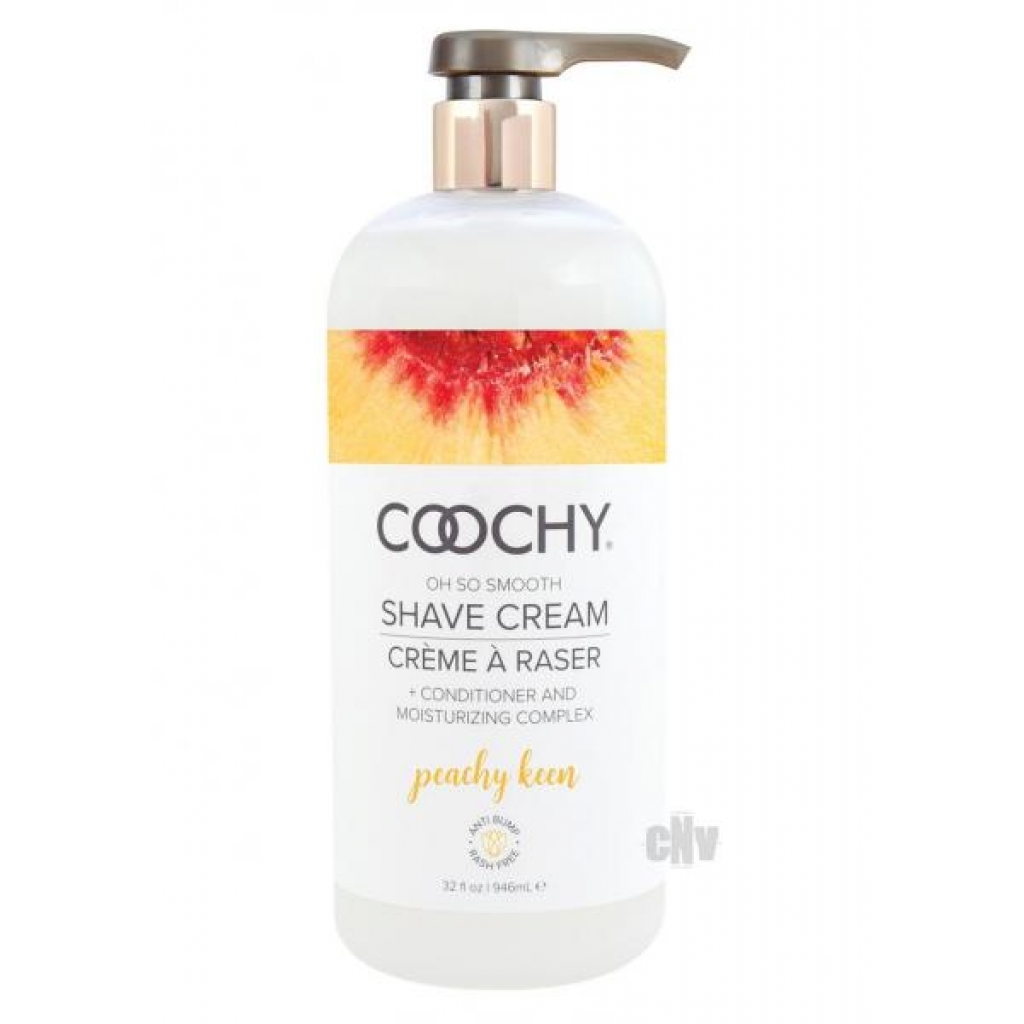 Coochy Shave Cream Peachy Keen - 32oz