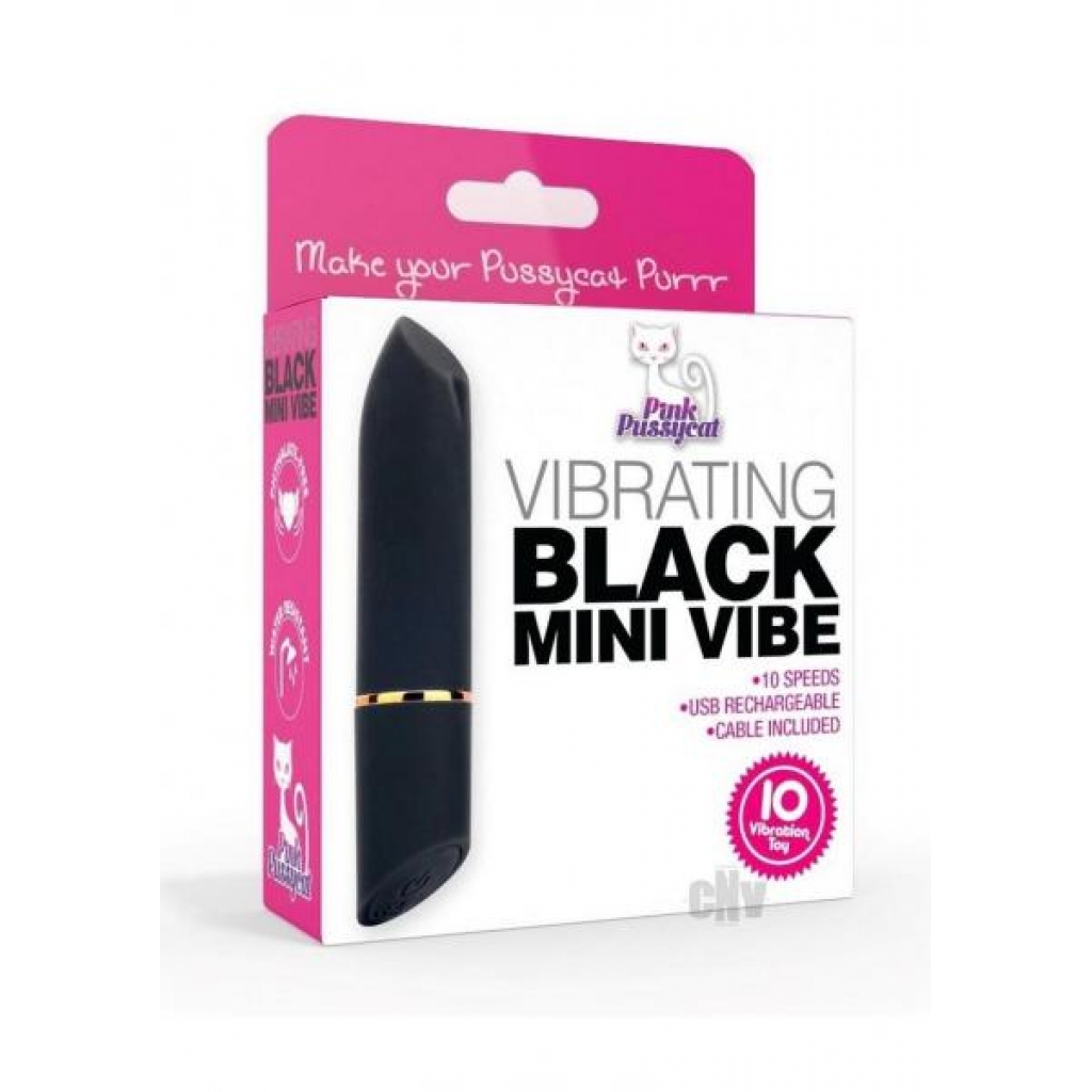 Pink Pussycat Mini Vibe (Black)