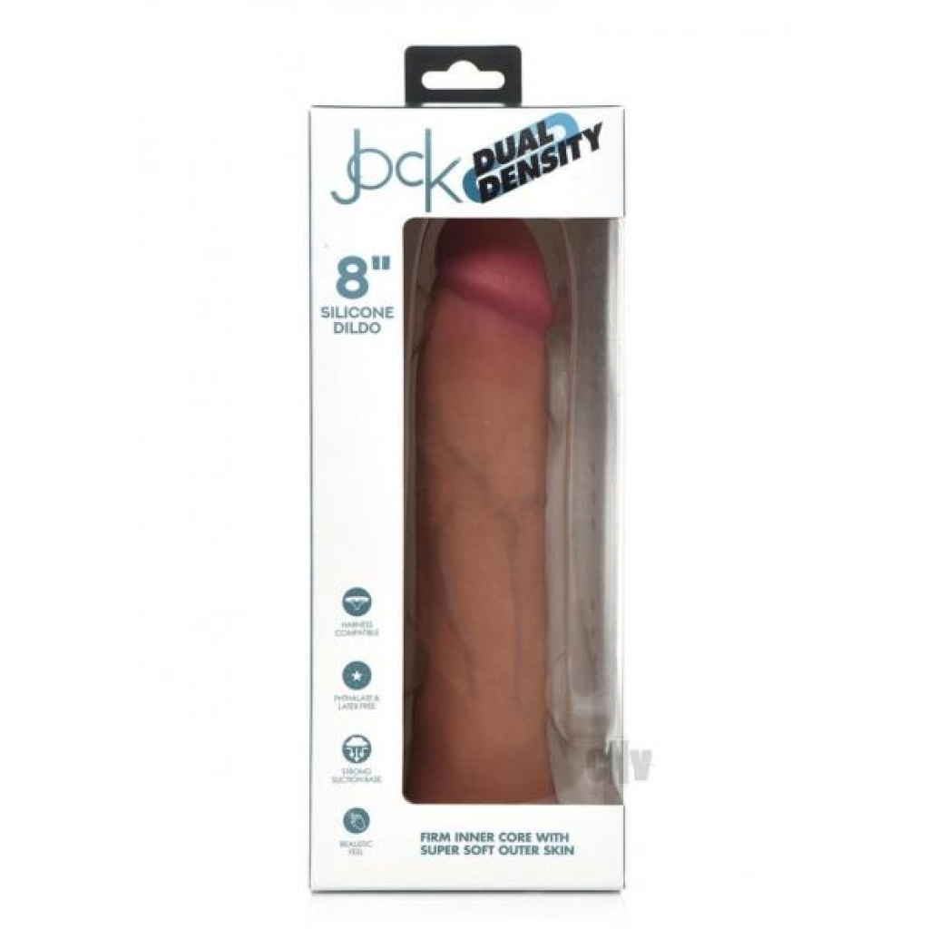 Jock Dual Dense Silicone Dildo - 8 Light