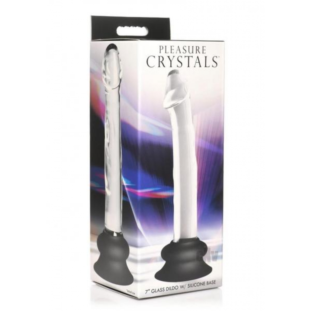 Pleasure Crystals Dildo - Base 7 Clear