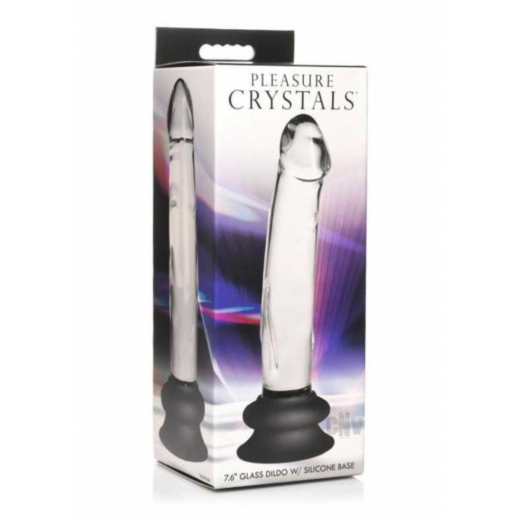 Pleasure Crystals Dildo - 7.6 Clear