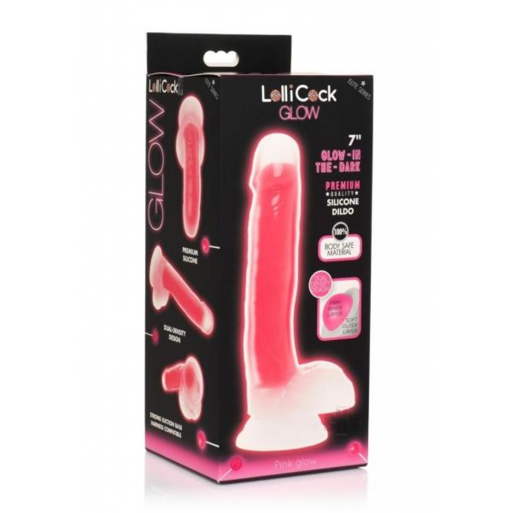 Lollicock Gitd Silicone Balls - 7 inch Pink