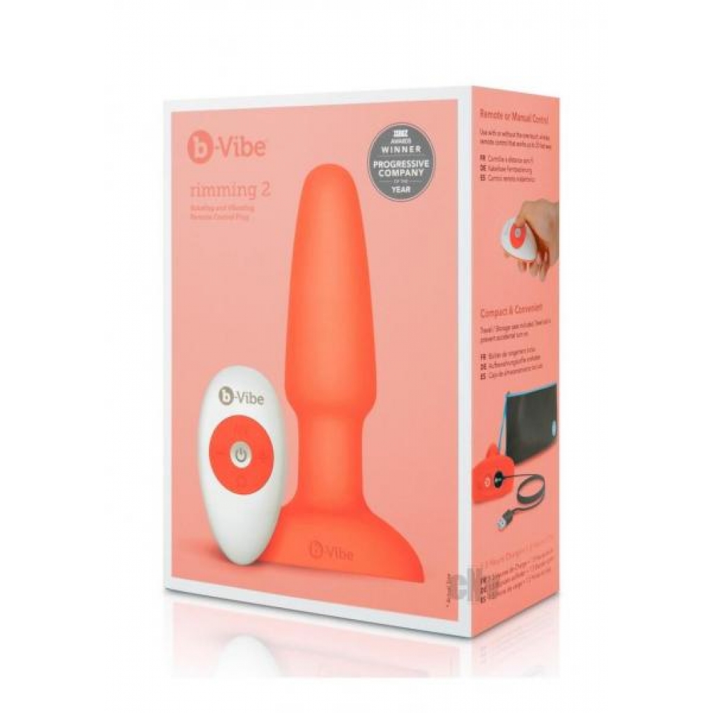 B-Vibe Rimming Plug 2 - Orange