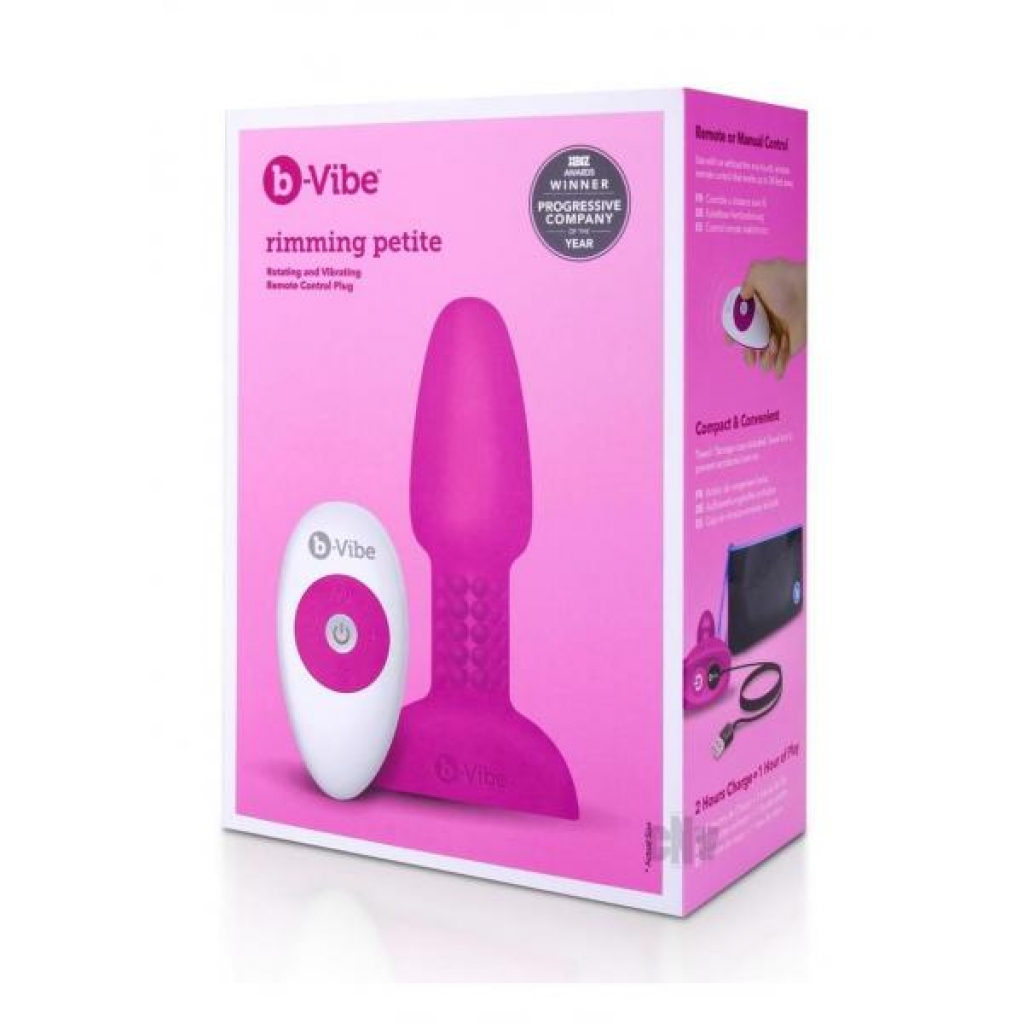 B-Vibe Rimming Petite - Fuchsia Pink