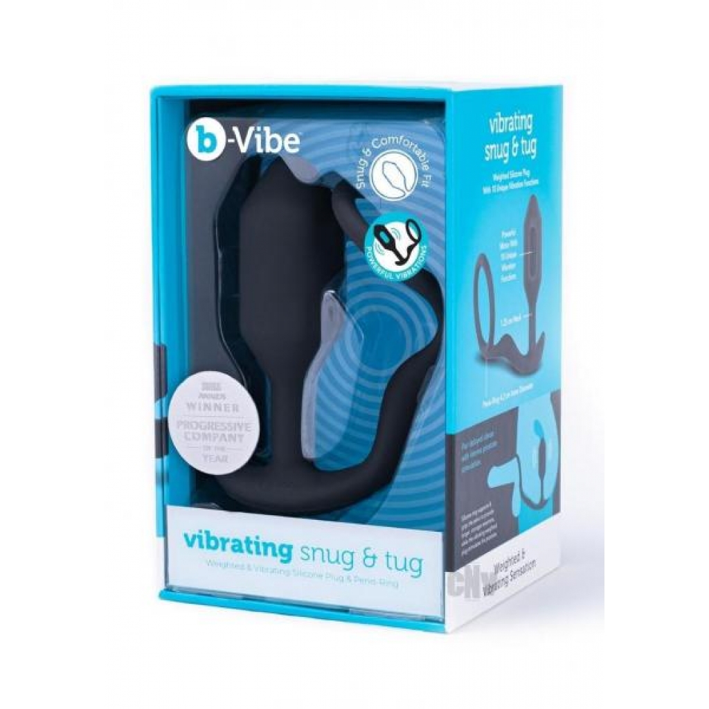 B-vibe Vibrate Snug Tug Md - Black