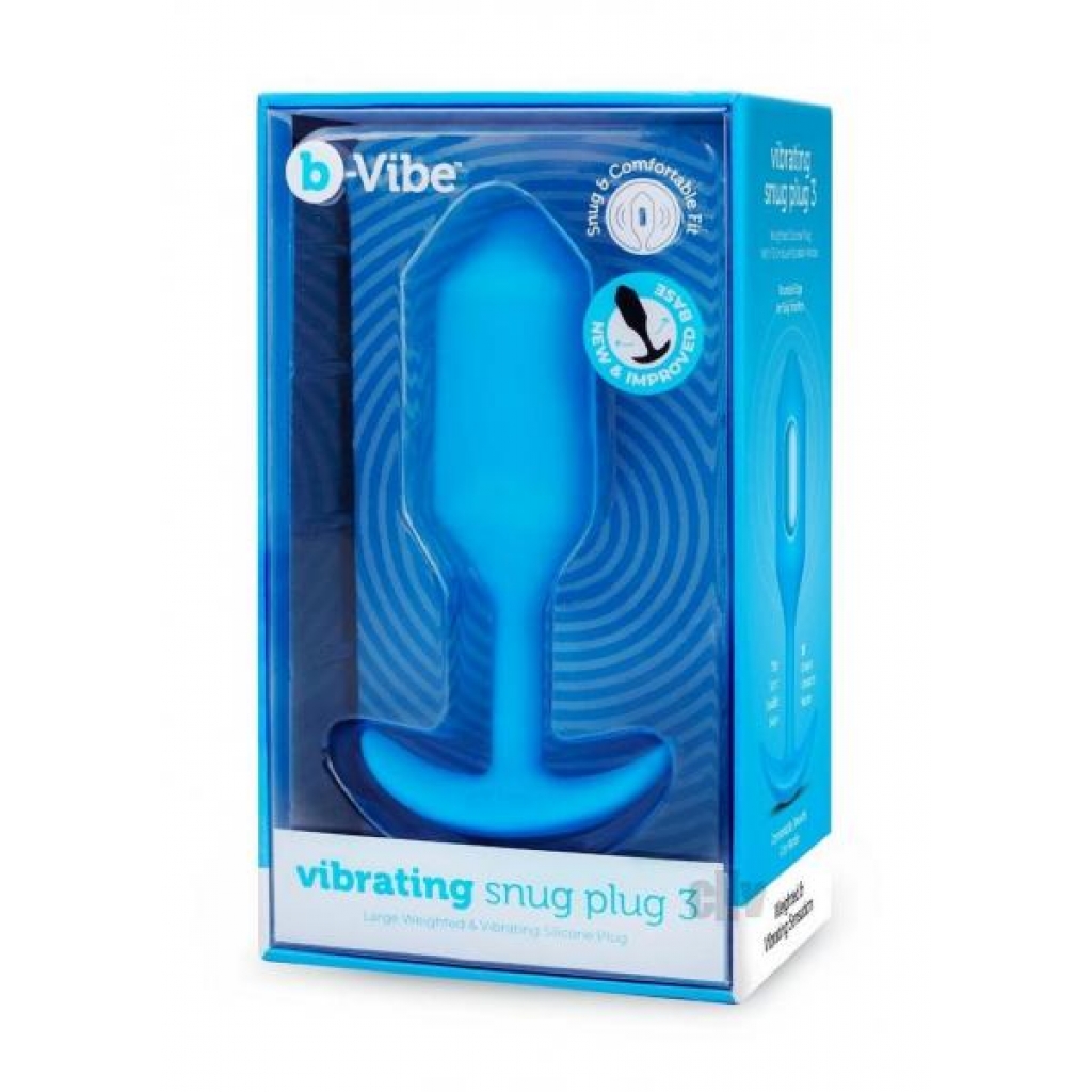 b-Vibe Vibrate Snug Plug Large - Blue