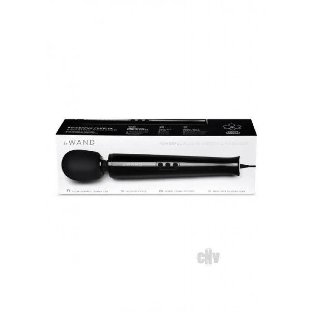 Le Wand Plugin Massager - Sky Black