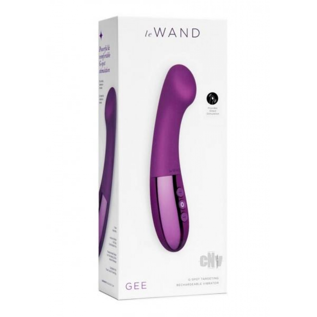 Le Wand Gee - Versatile Pleasure Wand - Cherry Purple