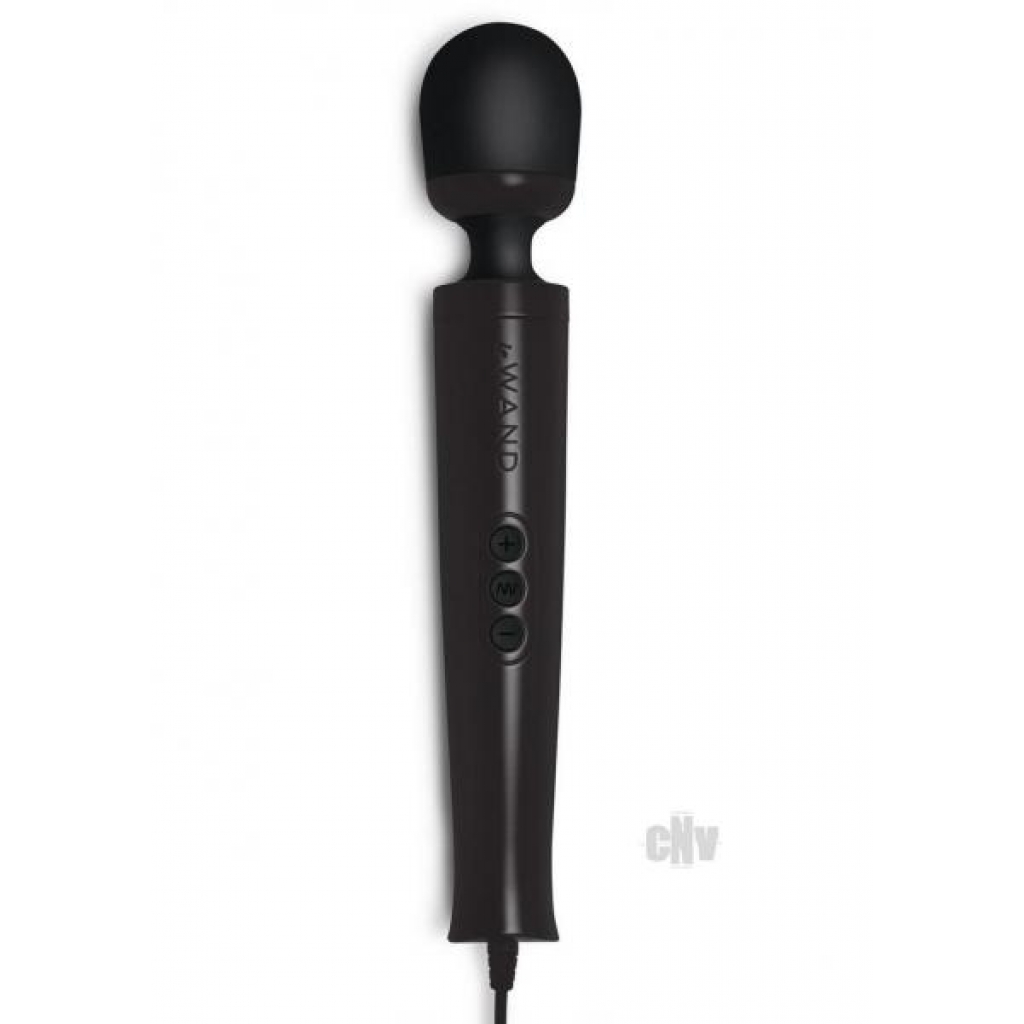 Le Wand Diecast Plug-In Massager - Black