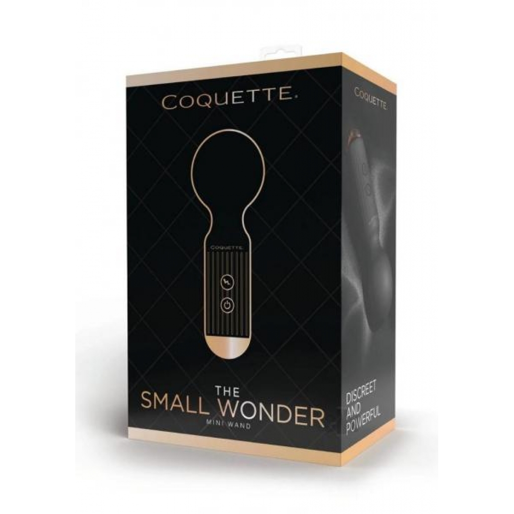 Coquette Small Wonder Mini Wand - Black/Gold