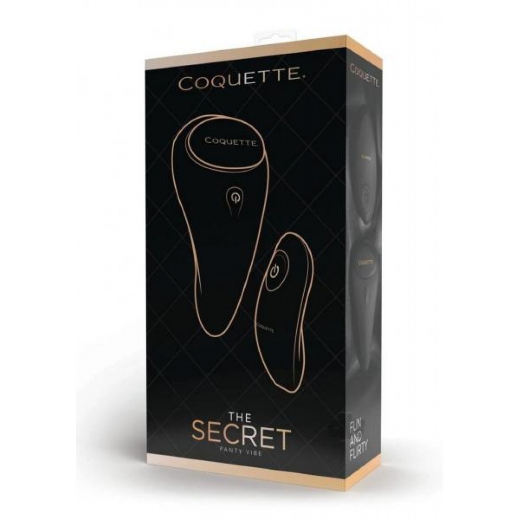 Coquette Secret Panty Vibe - Black