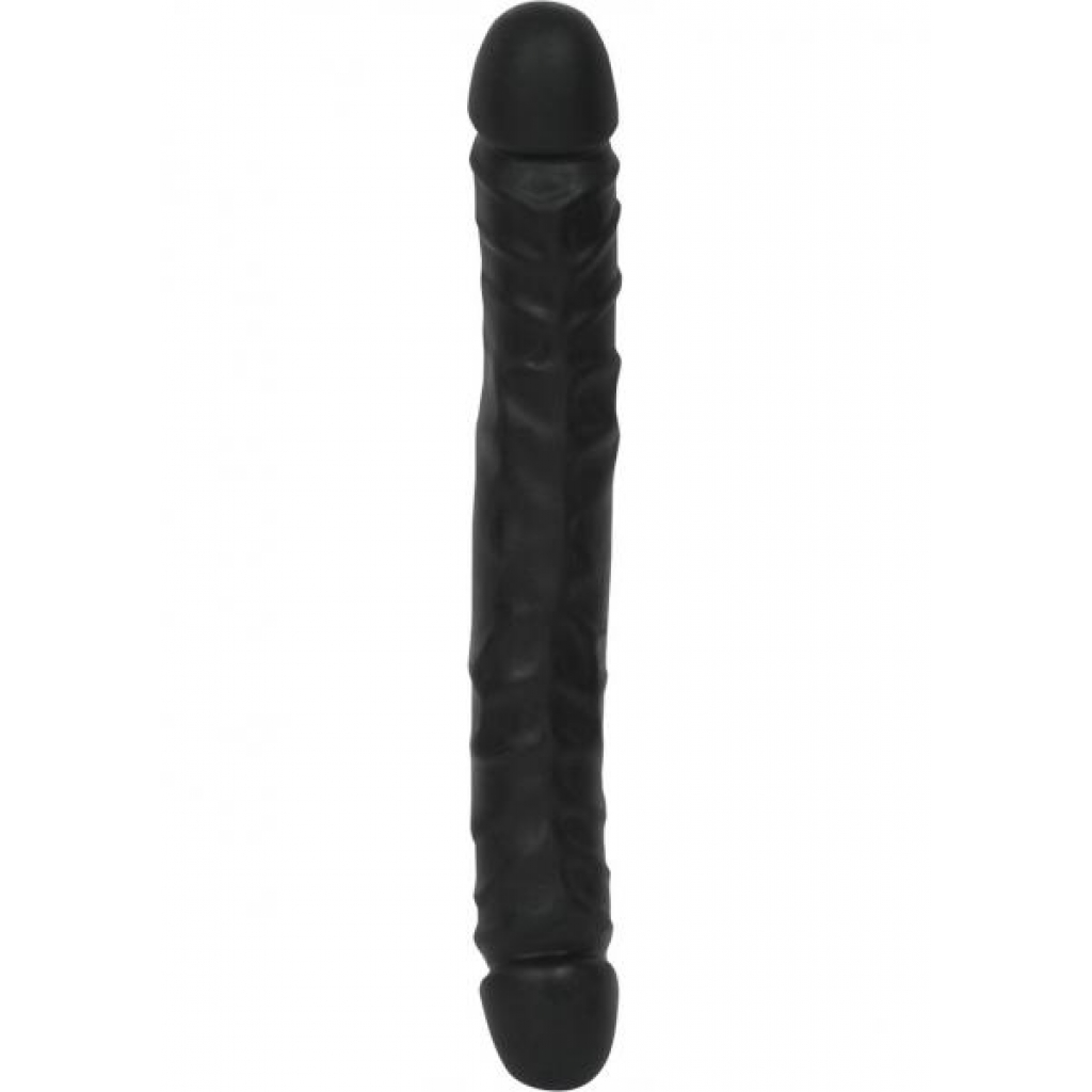 Jr. Double Header 12 Inch Black for Shared Pleasure