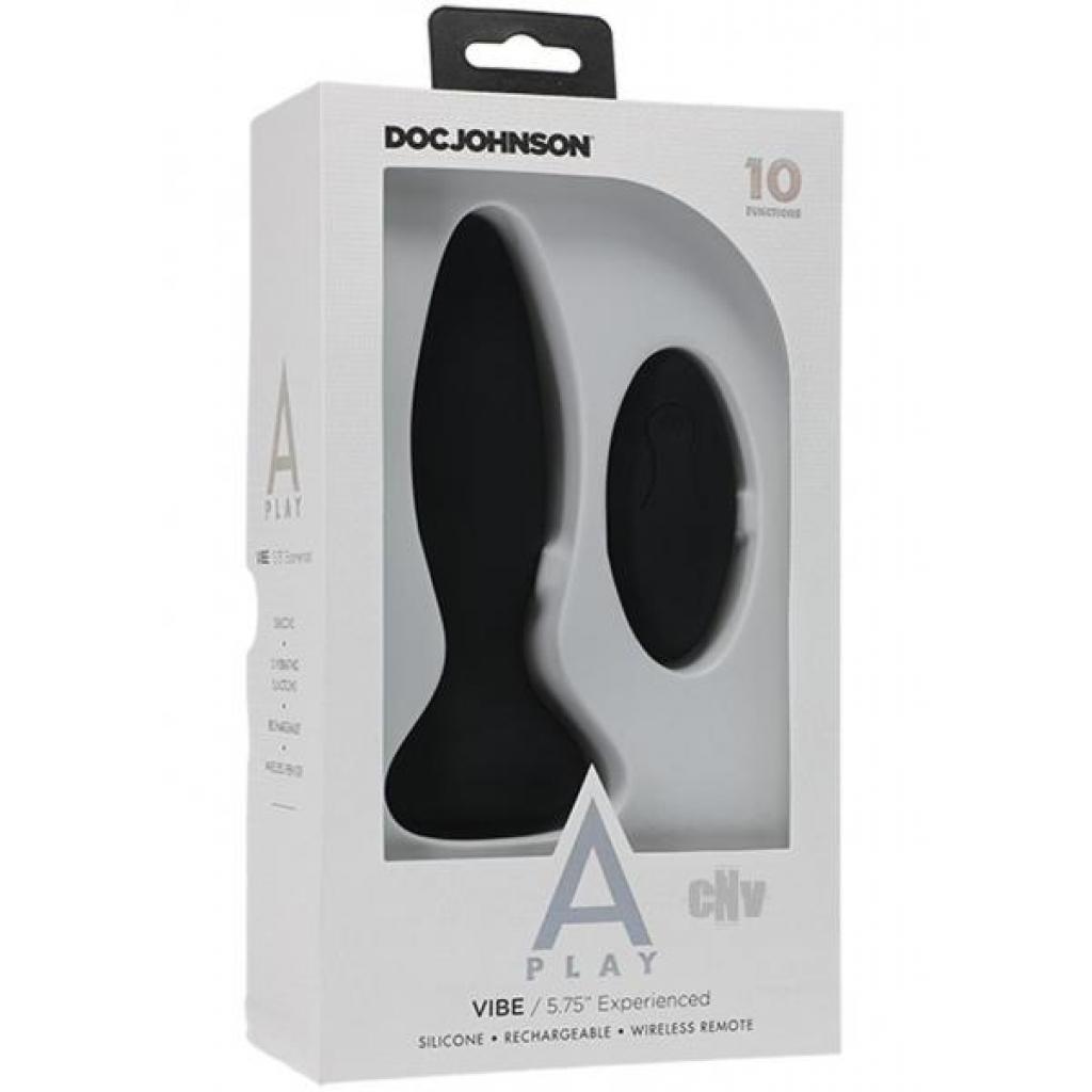 A-play Vibe Experienced Plug with Remote - Black