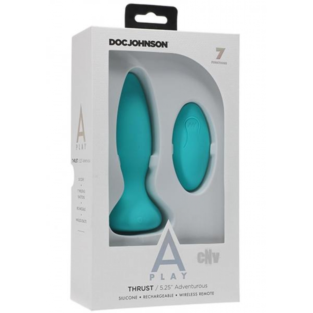 A-play Thrust Advent Plug W/remote Teal