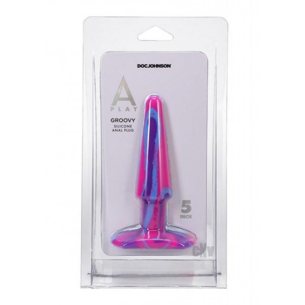 A-Play Groovy Anal Plug - Fuchsia Pink