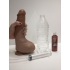 Squirting Realistic Cock Brown Dildo Tan