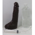 Squirting Realistic Black Dildo - Lifelike Fun