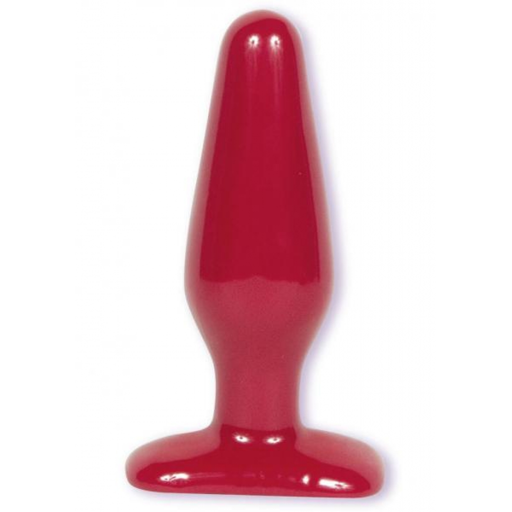 Red Boy Medium Butt Plug - Red