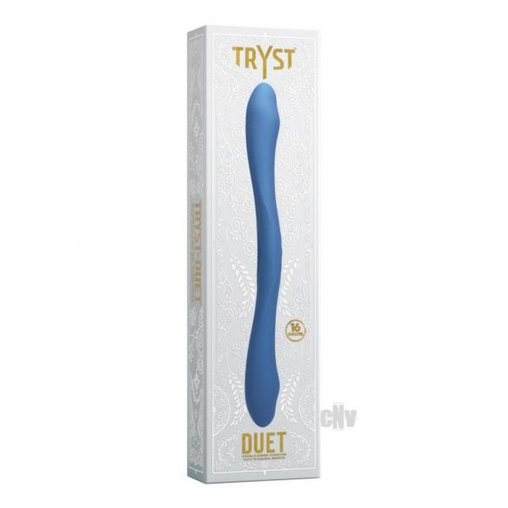 Tryst Duet Vibrator - Blue