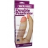 Vac-U-Lock Double Penetrator - Beige