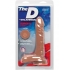 The D Super D Dildo - 8 Inches Caramel Tan