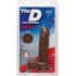 The D Perfect D 7-Inch Dildo - Chocolate Brown