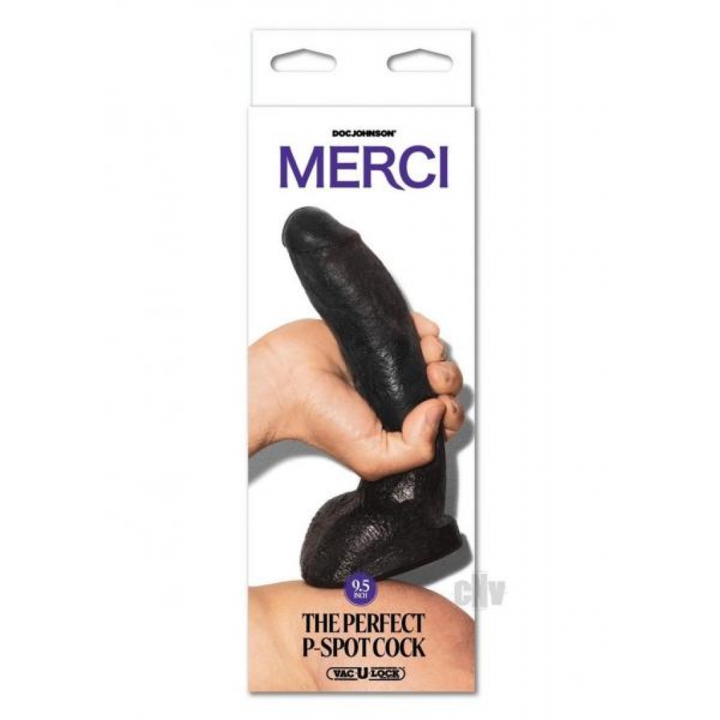 Merci Perfect P-Spot Cock - Chocolate Black