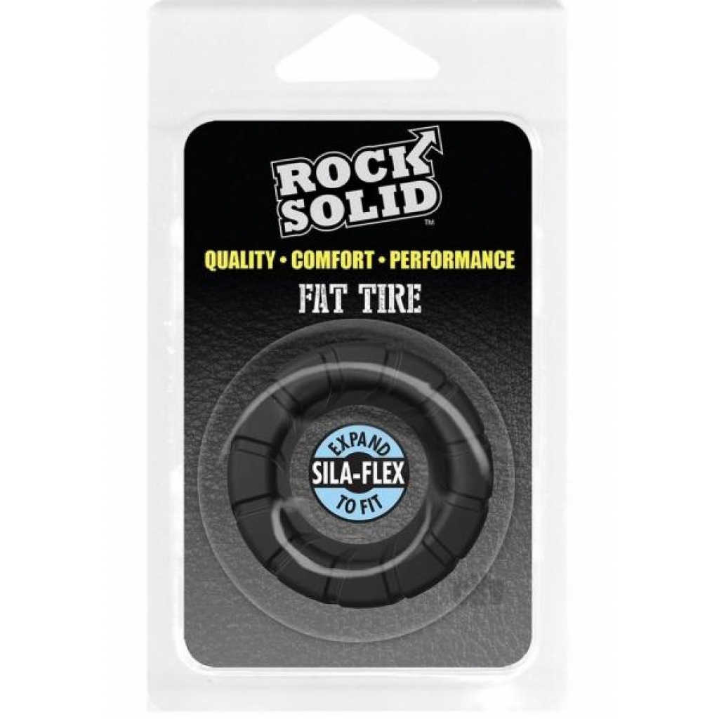 Rock Solid Fat Tire Cock Ring in Black