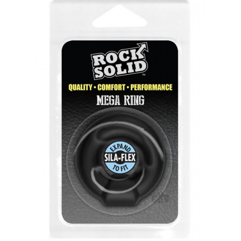 Rock Solid Mega Ring - Black