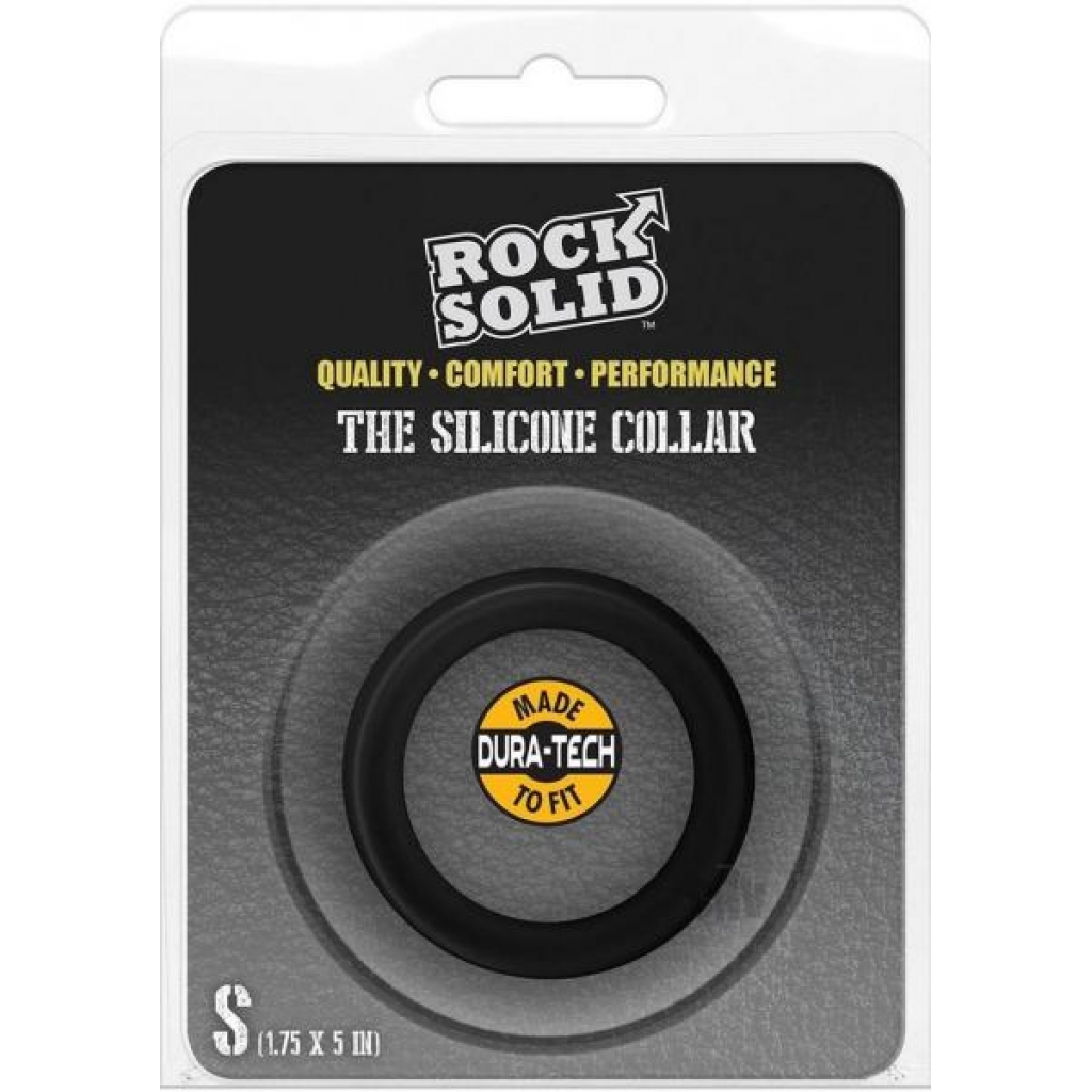 Rock Solid Silicone Collar - Black