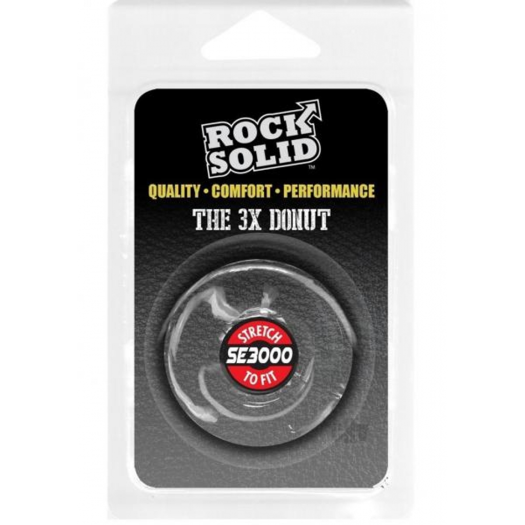 Rock Solid 3X Donut - Clear