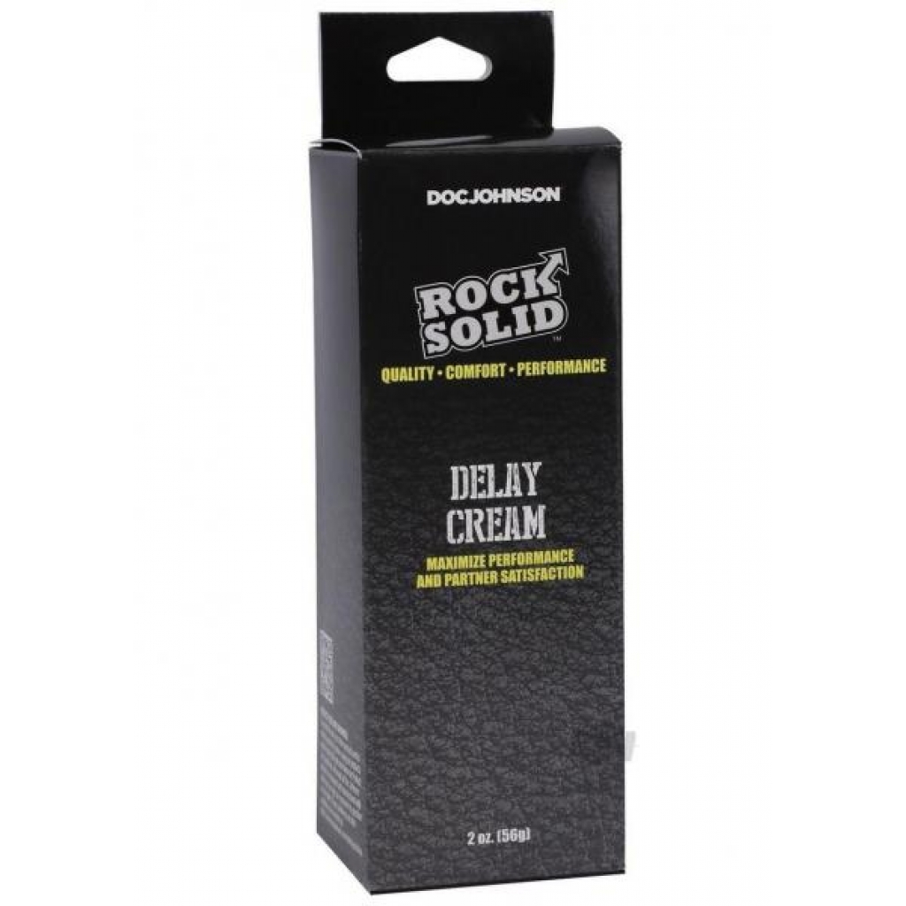 Rock Solid Delay Cream - 2oz Boxed