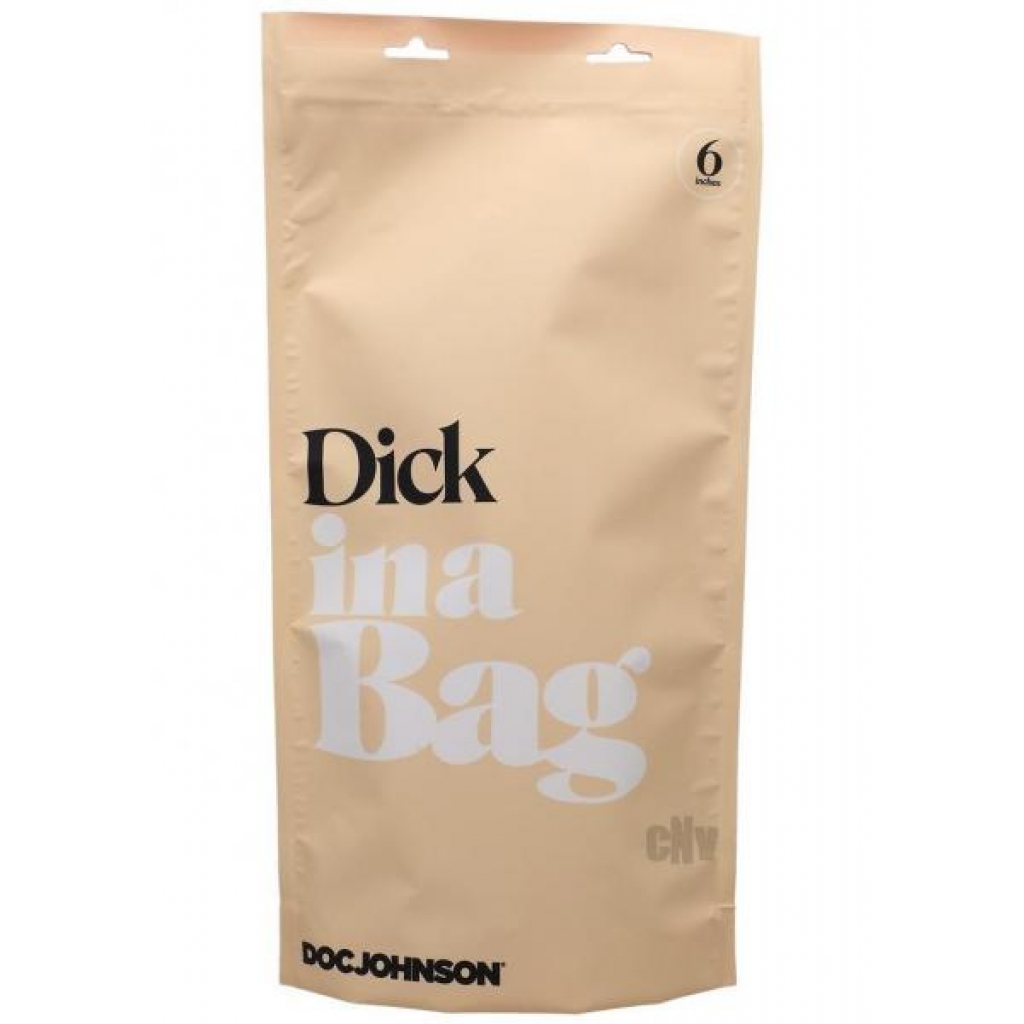 In A Bag Dick - 6 Inch Clear Dong