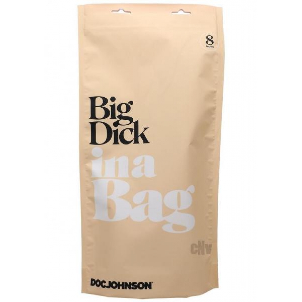 In A Bag Big Dick - 8 Inch Clear