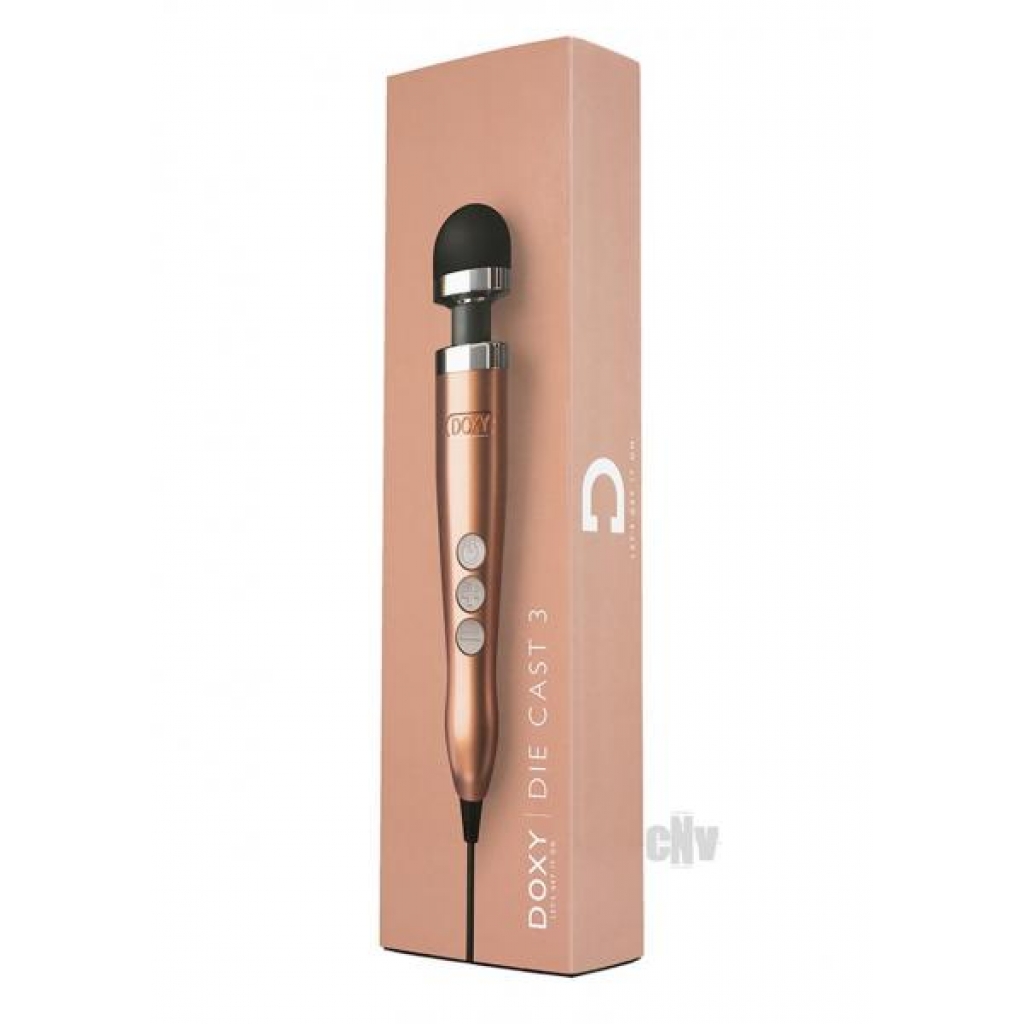 Doxy Number 3 Rose Gold - Powerful Wand Massager